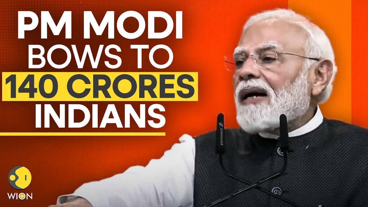 PM Modi 25 Years: PM Modi Bows To 140 Crore Indians As He Marks 25 Years In Public Service  | WION