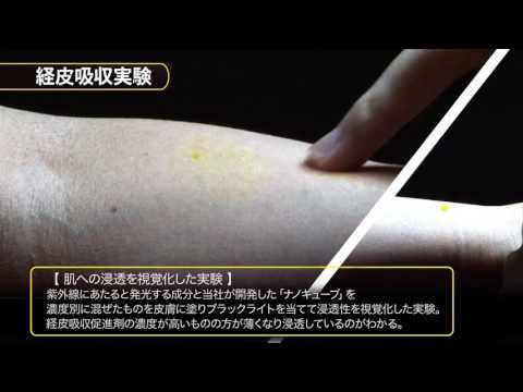経済システム学科 経皮吸収実験の映像 | 株式会社ナノエッグ
