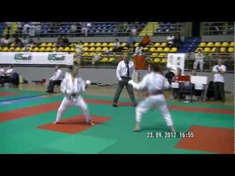 JKS EUROPEAN CHAMP. TORINO 2012 - YAEL HASSIDI KUMITE  ISRAEL