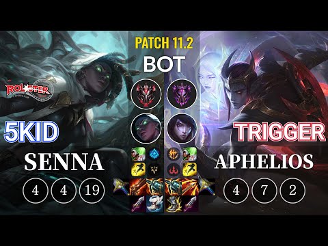 KT 5kid Senna vs Trigger Aphelios Bot - KR Patch 11.2