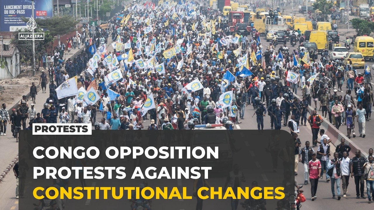 DR Congo protests over Tshisekedi third term and constitutional changes