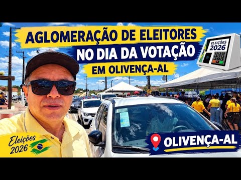 ELEIÇÕES 2026: Movimentação de pessoas nesse 4 de outubro de 2026.