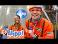 Astronauts Blippi Meekah Prepare For Space NASA Training Adventure Learning Corner