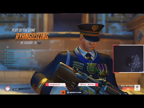 POTG! GALE SOLDIER 76 + ASHE OVERWATCH 2 SEASON 6 TOP 500 GAMEPLAY