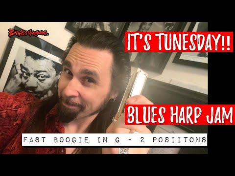 How To Not Suck at a G Harmonica Boogie - Blues Harp Boogie in Key of G -  Tunesday 43