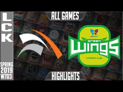 HLE vs JAG Highlights ALL GAMES | LCK Spring 2019 Week 7 Day 3 | Hanwha Life Esports vs Jin Air