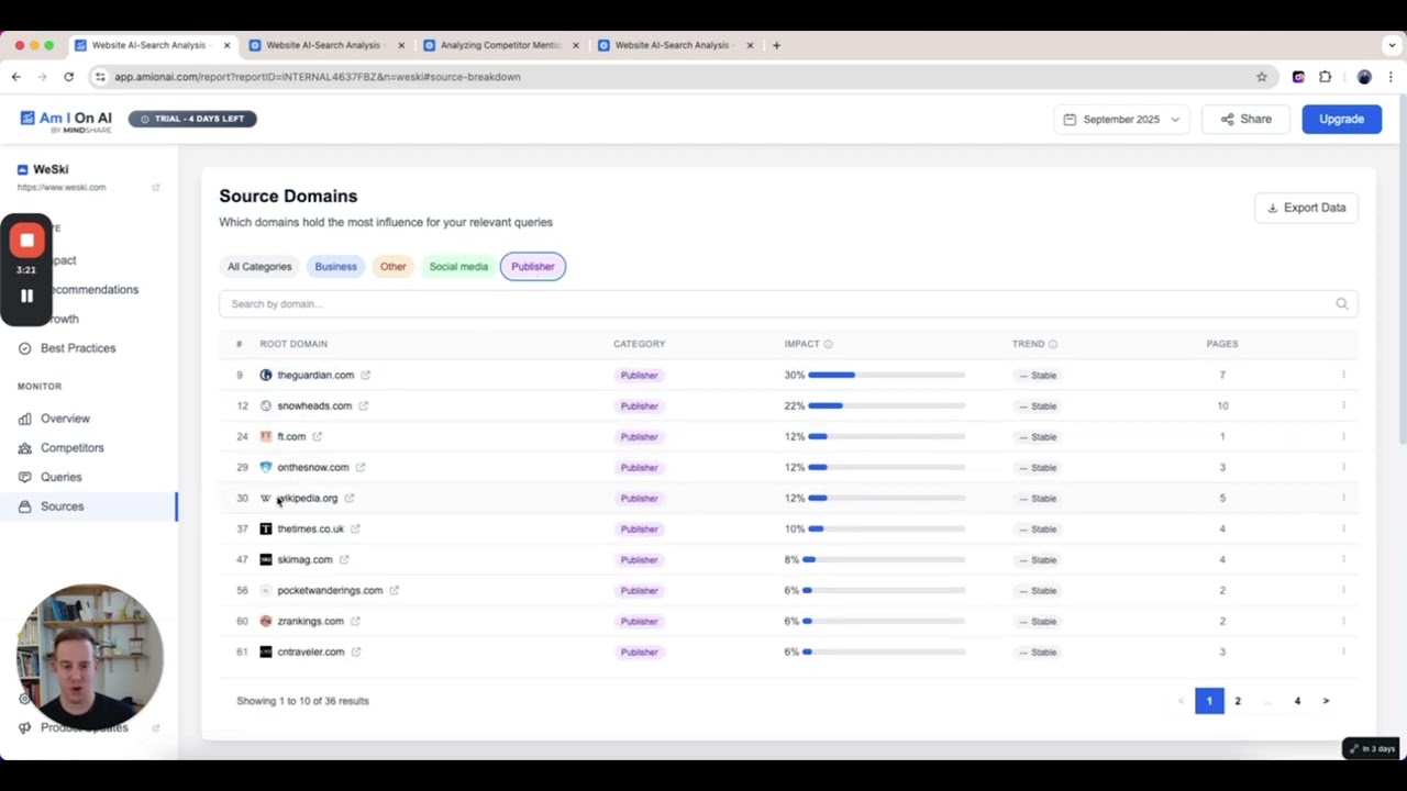 See Where AI Mentions You — Inside the Am I On AI Sources Tab