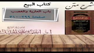 شرح زاد المستقنع | كتاب البيع | (باب العارية)(٢)و(باب الغصب)(١) image