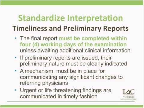 Vascular Policies, Procedures and Final Reports: What's Required and Why webcast