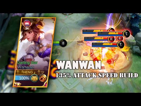 WANWAN FULL ATTACK SPEED BUILD | MLBB | MOBILE LEGENDS