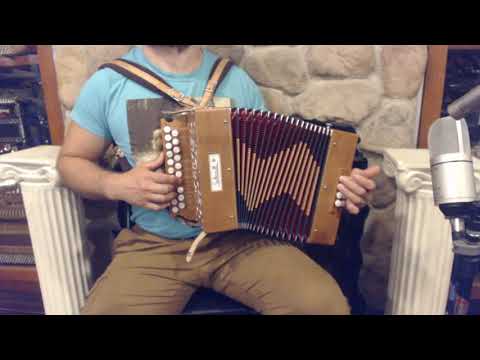 7813 - Certified Pre-Owned Cherry Saltarelle Bouebe Diatonic Button Accordion GC MM 21 8 image 4