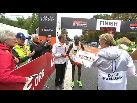 Kenianer Kamworor verbessert Halbmarathon-Weltrekord
