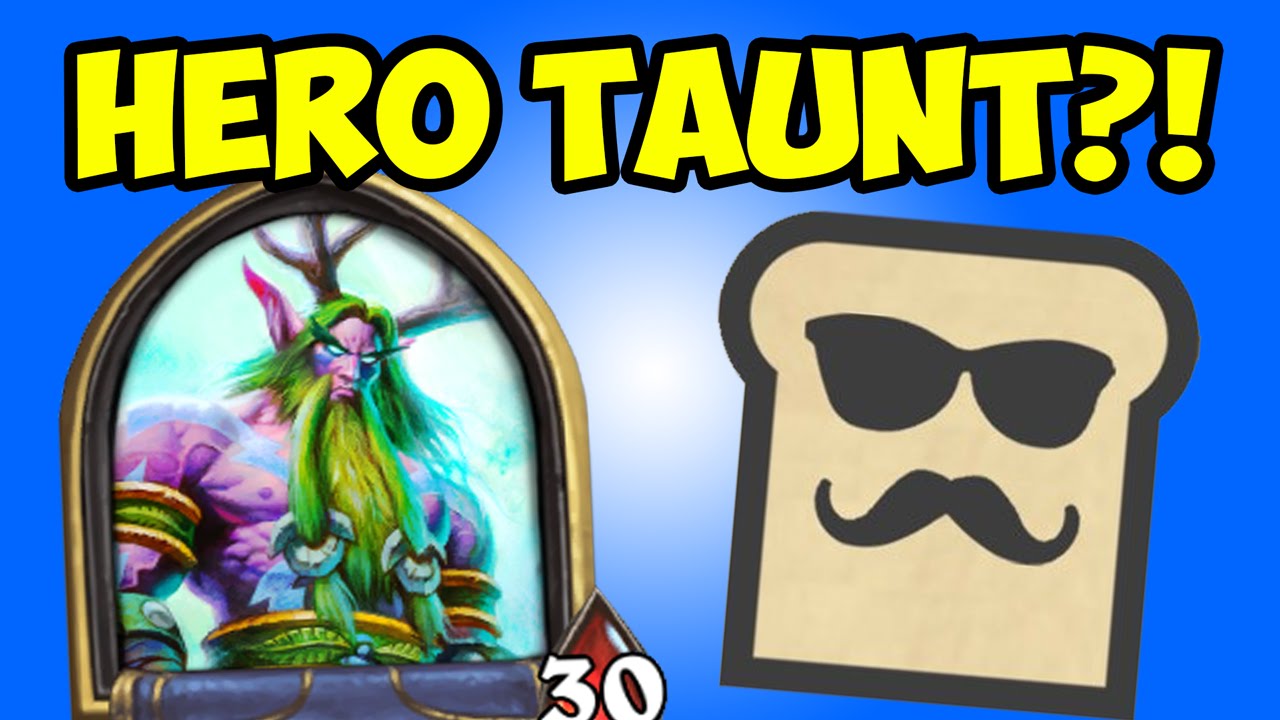 The Best Hearthstone Bug Ever: HERO WITH TAUNT?! - YouTube