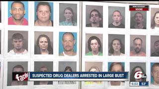 28 arrested in Johnson County drug sweep