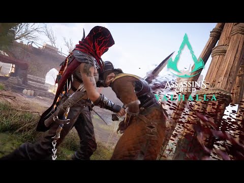 Assassin's creed Valhalla -Stealth Kills ＆ Combat Gameplay
