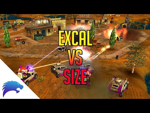 ExCaL vs SiZe | Laser vs Infantry | Sand Scorpion | Generals Zero Hour
