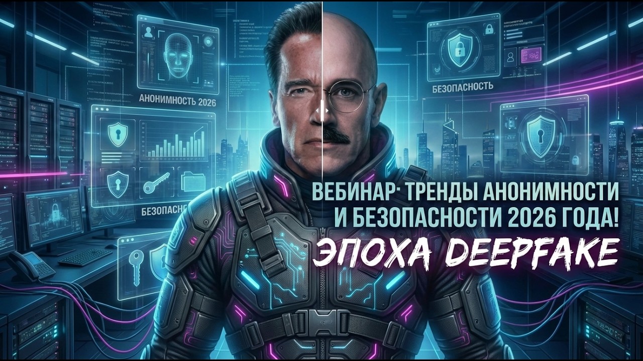 Вебинар по трендам анонимности и безопасности 2026 года!