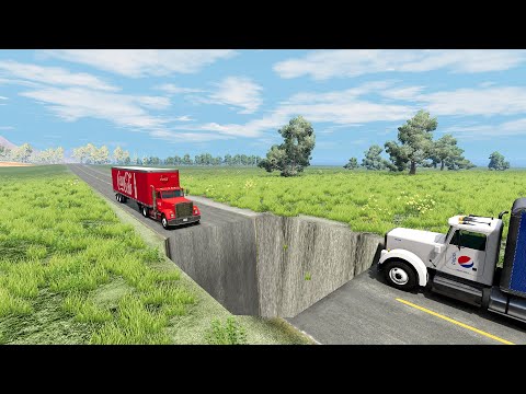 Cars vs Square Pit - BeamNG.Drive