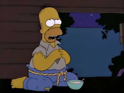 The Simpsons - Eat the pudding