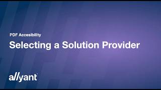PDF Accessibility Q&A Series | Finding the Right Solution