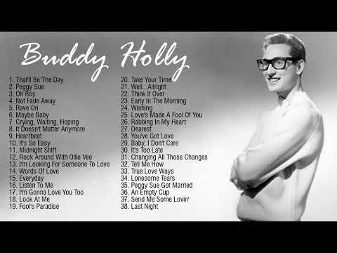 Best Songs Of Buddy Holly Collection || Buddy Holly Greatest Hits Full Album 💌