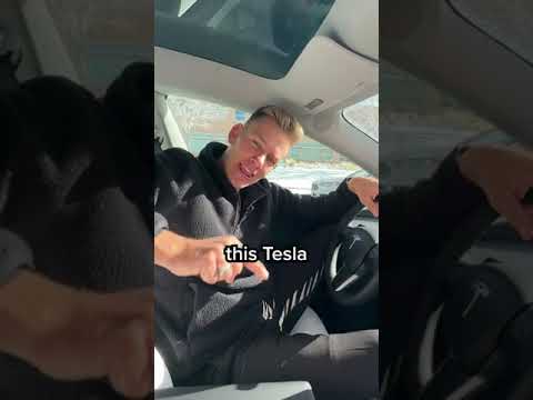 Giving away a Tesla for Mr Beast! #Shorts