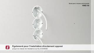 Boîtes de protection HWD 90-Aussi pour la construction de panneaux et de charpente en bois | Trailer