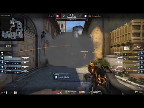 G2 VS North Kennys Жестко тащит Жесткие клатчи Dreamhack Malmo 2017 1 map Final