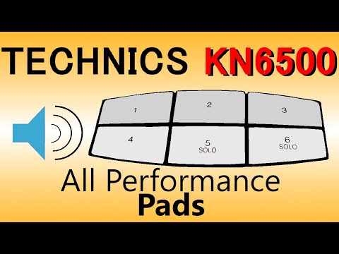 Technics KN6500 All Performance PADS (KN Keyboard Arranger)