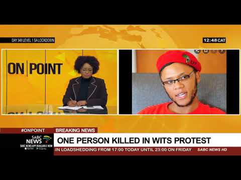 Wits Protest | EFF Spokesperson Vuyani Pambo on Wits university students protesting