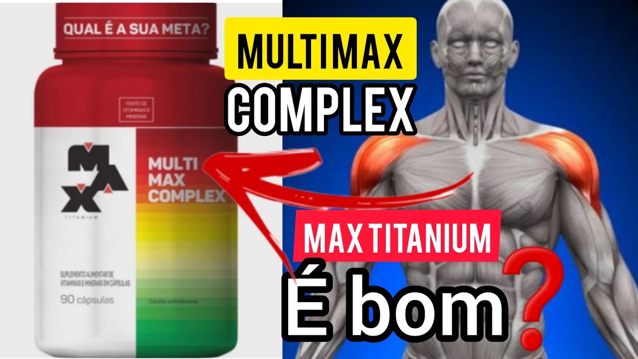 Miniatura da avaliação em vídeo de Multivitamínico Max Titanium Multimax 90 Cápsulas