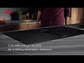 AEG SaphirMatt&reg; 6000 Series 70cm 4 Zone Venting Induction Extractor Hob