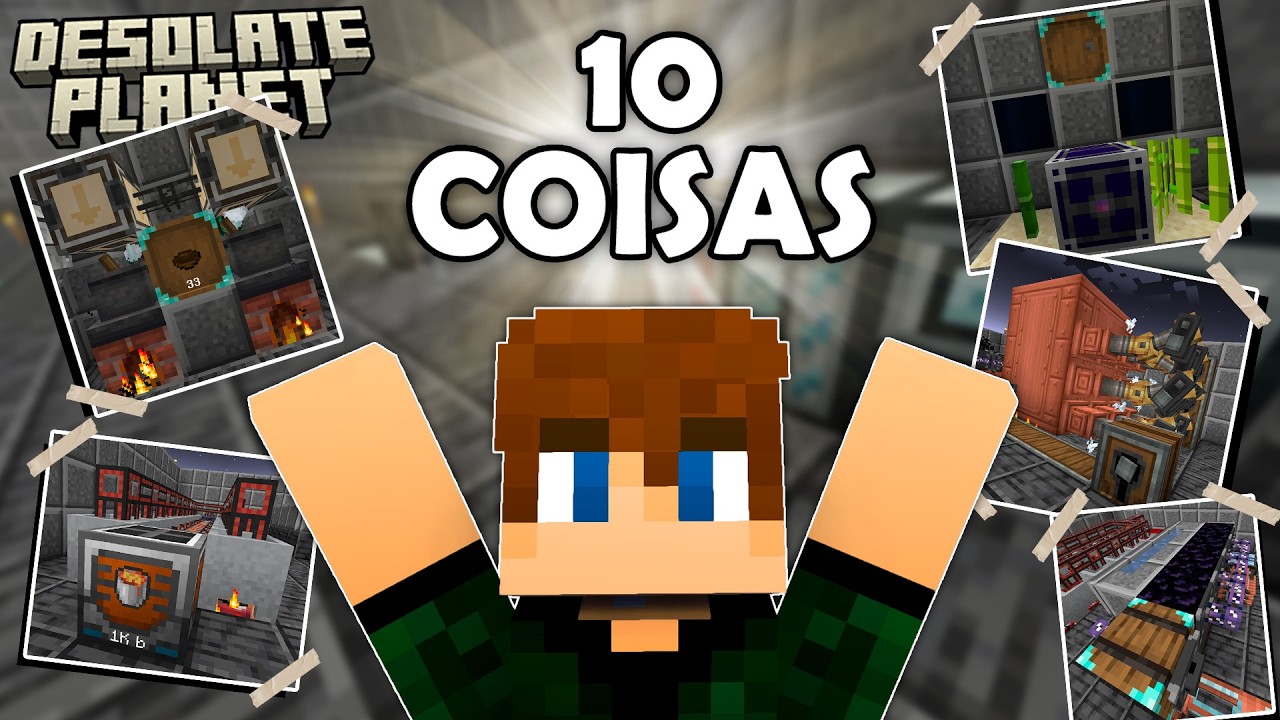 10 MELHORIAS que FIZ na BASE pra RESOLVER Problemas!! - Minecraft Desolate Planet E16 (1.20)