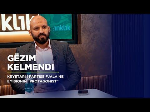 Gezim Kelmendi - Kryetar i partisë Fjala ne "Protagonist"