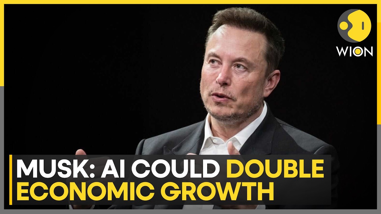 Elon Musk Predicts AI Could Double US GDP Growth To 4% | WION