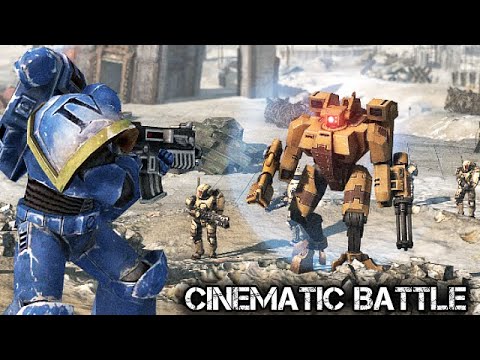 Ultramarines vs Tau - Ultimate Mod Warhammer 40K | Men of War: Assault Squad 2