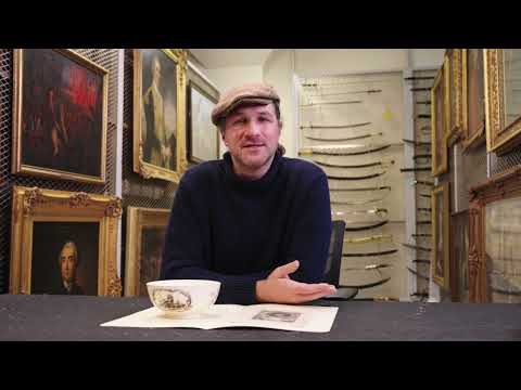 Sir Henry Clinton engraving and punch bowl