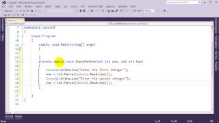 C# Programming Fundamentals: Lesson 6 - Advanced Method Concepts