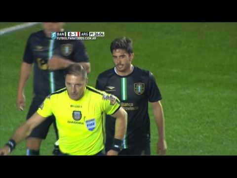 Rinaldi perdonó a Banfield. Banfield 0 Argentinos 1.Fecha 23.Torneo Primera División. FPT
