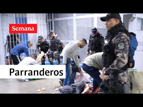 Así trasladaron los detenidos de la parranda de extraditables en La Picota | Semana Noticias