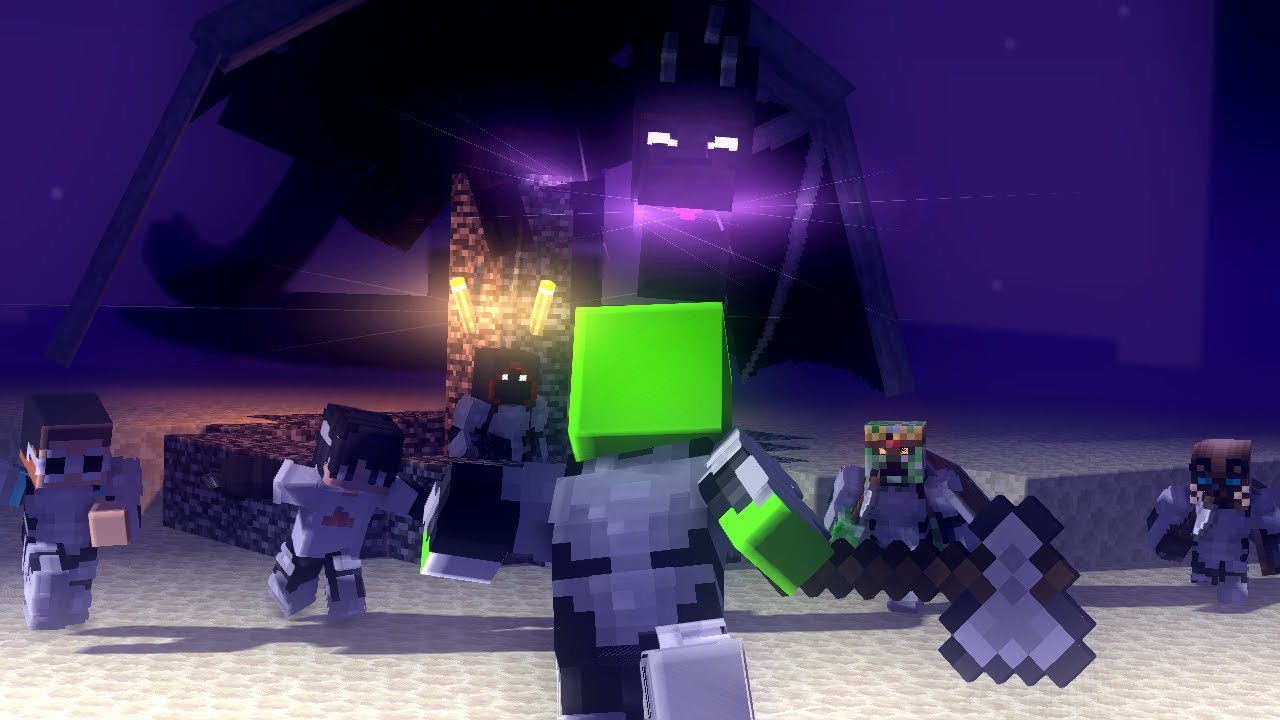 Dream VS 5 Hunters Finale Rematch Minecraft Manhunt Animation