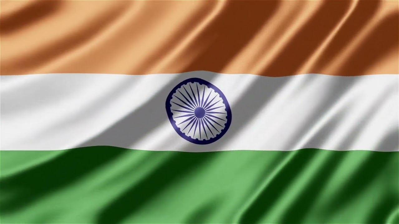 Indian Flag Video Background HD | 1 Hour High Quality Indian Flag | Free Stock Video | Siddam Bharat