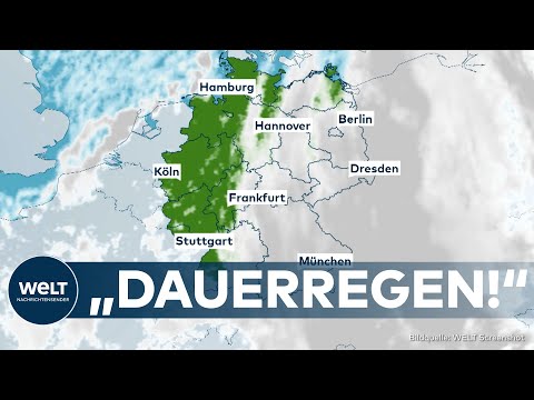 DEUTSCHLAND: "Regenfälle weiten sich aus" - Wo es dauerregnet und wann die Sonne endlich zurückkommt