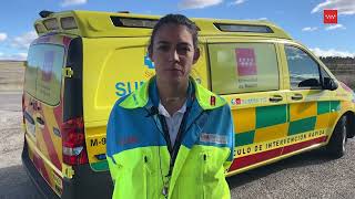 SUMMA112 confirma fallecimiento de un motorista en la M-220 km. 21. Torres de la Alameda