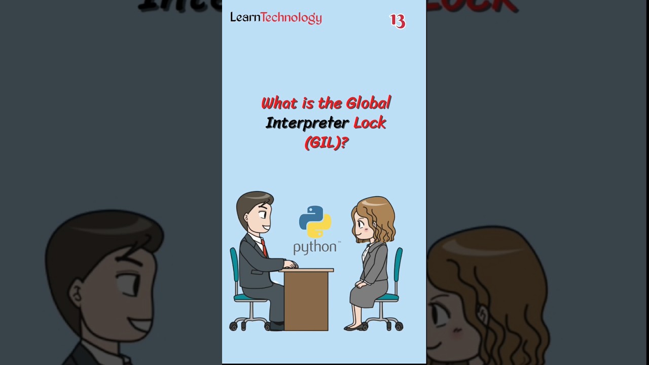 GIL in Python? #13 #python #interview