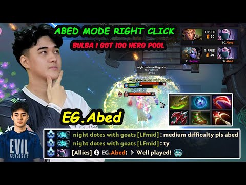 Abed Templar Assassin A-GOD SHOW HERO POOL For DPC2022 at SEA RANKED Dota 2 pro Gameplay