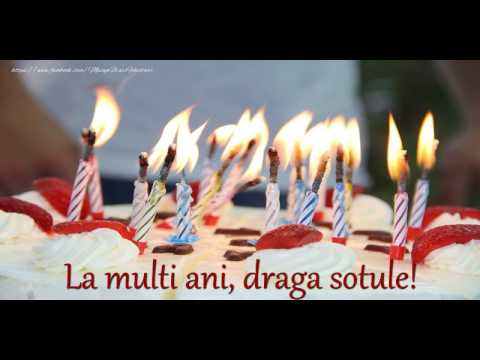 Cantec de la multi ani pentru Sot! - Colaj felicitari de zi de nastere pentru sot