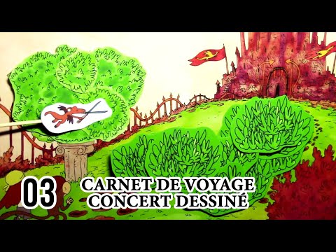 Carnet de voyage : concert dessiné 03 - In the shadow of Napoleon, Bert Appermont (LIVE)
