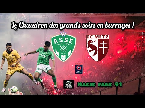 Geoffroy-Guichard en FUSION pour les barrages ! // ASSE - FC Metz | VLOG#91 (Magic Fans 91)
