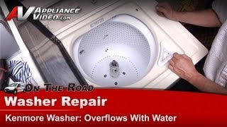 Kenmore Washer Repair - Overflowing With Water - Block